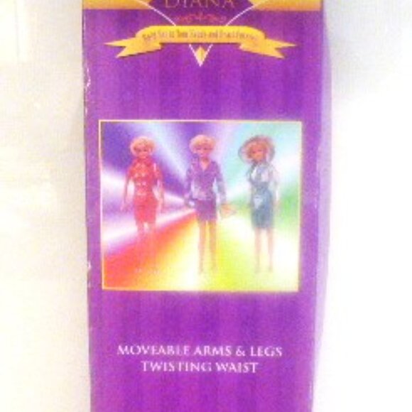 TYS1 - ROYAL DIANA BARBIE By Way Out Toys PRINCESS DIANA Barbie Doll - Picture 7 of 8